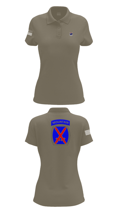 1-155th 38658910 Women's Short Sleeve Performance Polo  - 71