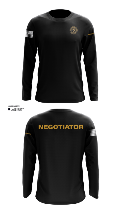 Montgomery County Police CNT 46228172 Long Sleeve Performance Shirt 125
