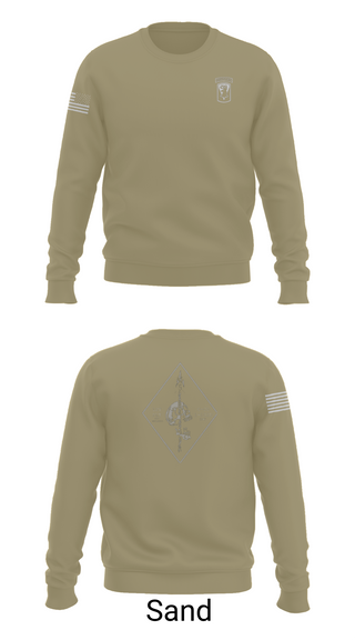 Crew Neck Sweatshirt, Chosen Co. 1-102D INF, Army, Teamtime, Team time, sublimation, custom sports apparel, team uniforms, spirit wear, spiritwear, sports uniforms, custom shirts, team store, custom team store, fundraiser sports, apparel fundraiser