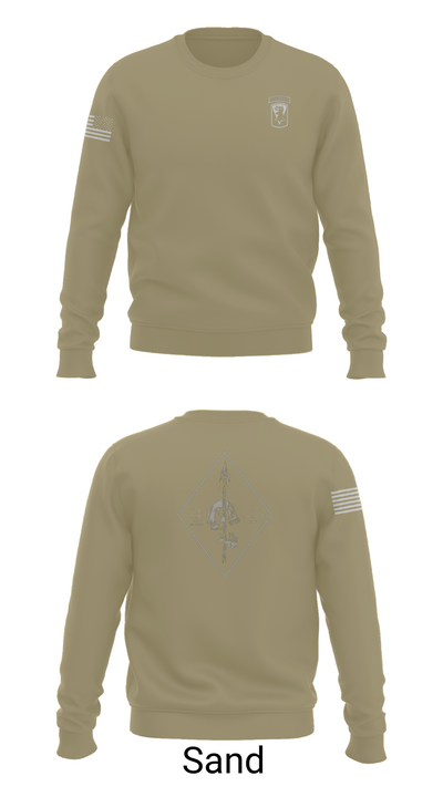 Chosen Co. 1-102D INF 80569563 Crew Neck Sweatshirt - 85
