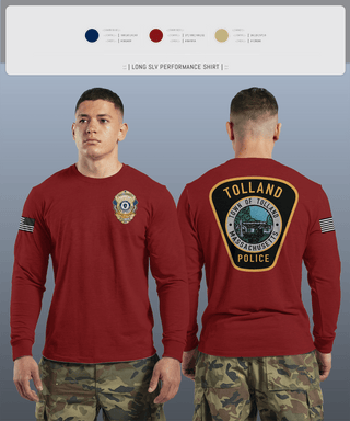 Long Sleeve Performance Shirt, Tolland Police Department, , Teamtime, Team time, sublimation, custom sports apparel, team uniforms, spirit wear, spiritwear, sports uniforms, custom shirts, team store, custom team store, fundraiser sports, apparel fundraiser
