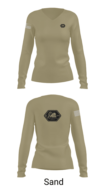 TCU Ranger Challenge 43130587 Women's Long Sleeve V-neck Shirt - 97