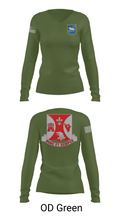2/196th RTI 78936659 Women's Long Sleeve V-neck Shirt - 54