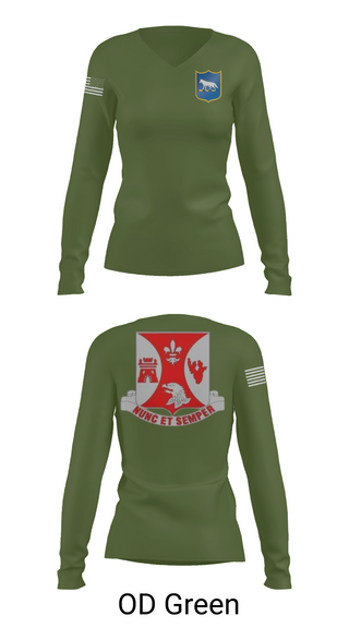 Womens Long Sleeve Vneck Shirt, 2/196th RTI, , Teamtime, Team time, sublimation, custom sports apparel, team uniforms, spirit wear, spiritwear, sports uniforms, custom shirts, team store, custom team store, fundraiser sports, apparel fundraiser