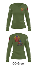 USA MEDDAC KAHC 77066596 Women's Long Sleeve V-neck Shirt - 57