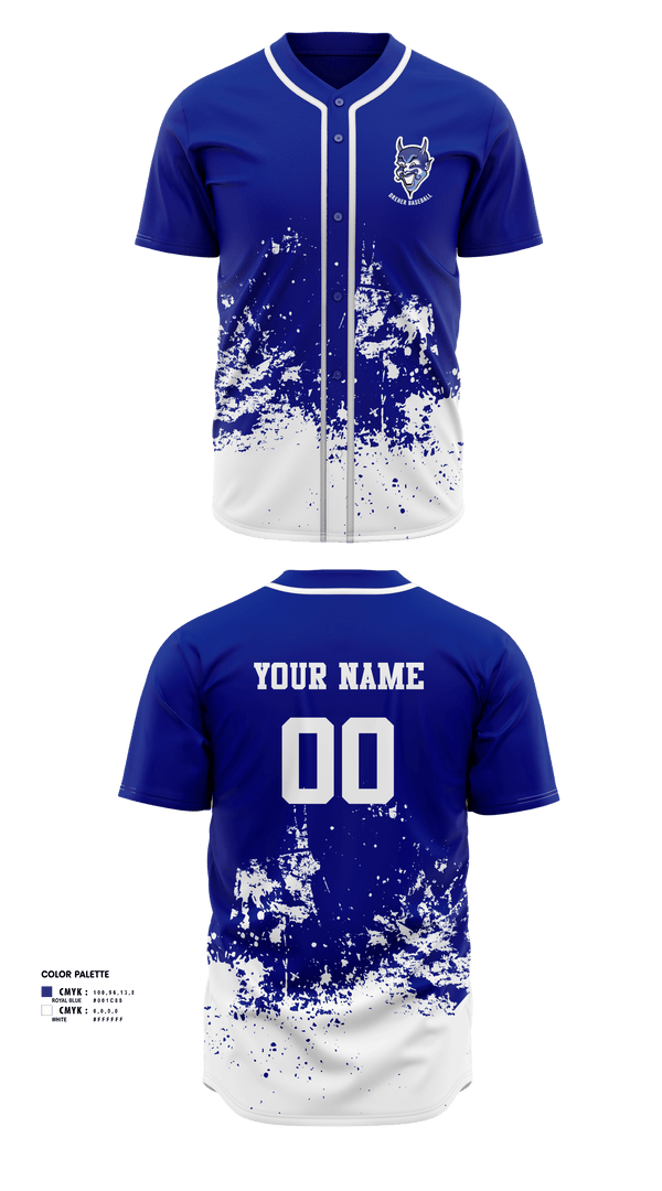 Full Button Baseball Jersey, Dreher High School Baseball, Baseball, Teamtime, Team time, sublimation, custom sports apparel, team uniforms, spirit wear, spiritwear, sports uniforms, custom shirts, team store, custom team store, fundraiser sports, apparel fundraiser