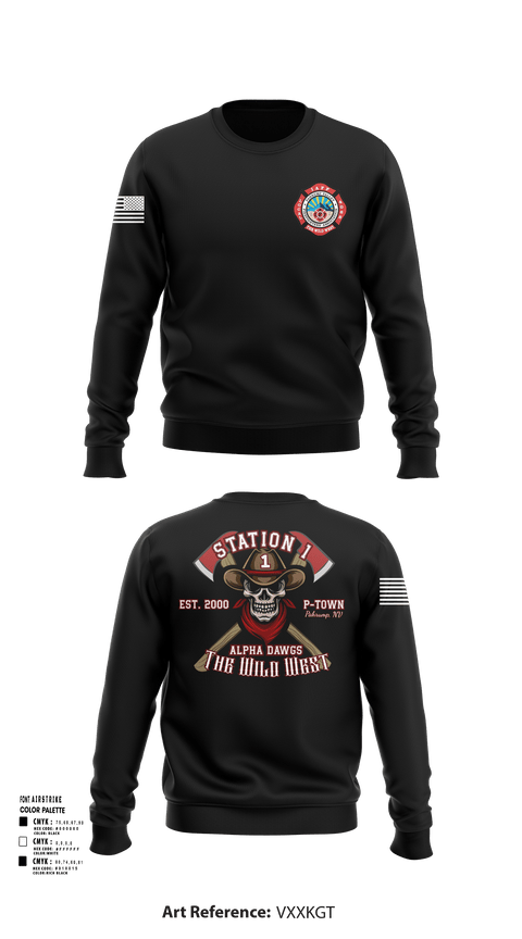 Crew Neck Sweatshirt, PVFR, , Teamtime, Team time, sublimation, custom sports apparel, team uniforms, spirit wear, spiritwear, sports uniforms, custom shirts, team store, custom team store, fundraiser sports, apparel fundraiser