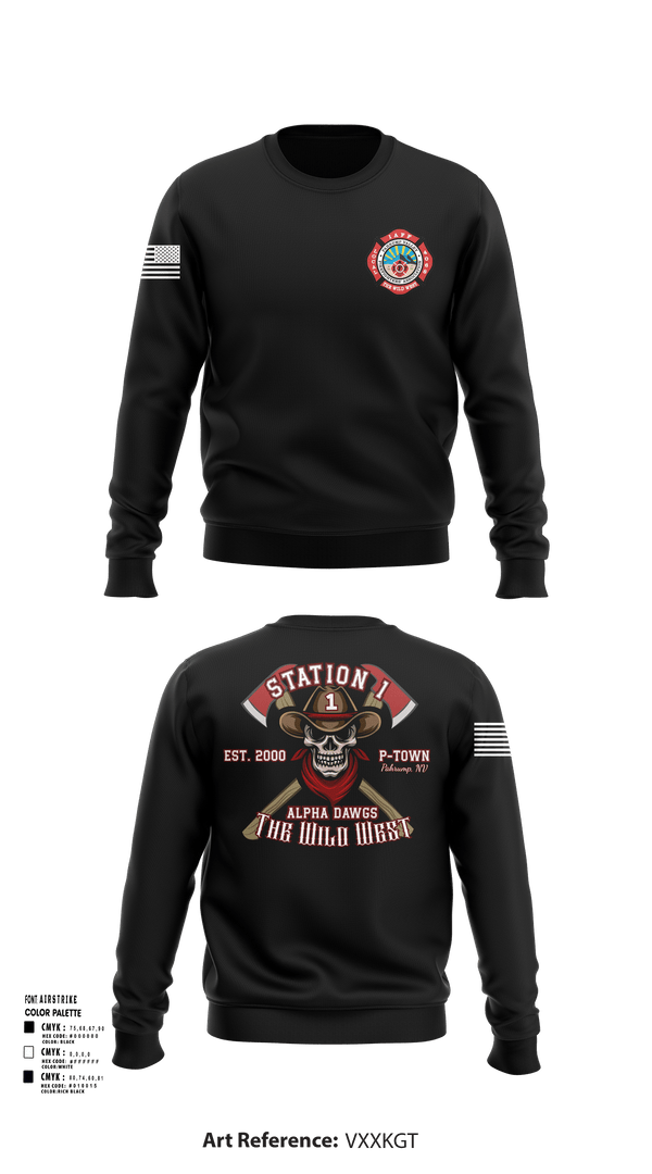 Crew Neck Sweatshirt, PVFR, , Teamtime, Team time, sublimation, custom sports apparel, team uniforms, spirit wear, spiritwear, sports uniforms, custom shirts, team store, custom team store, fundraiser sports, apparel fundraiser