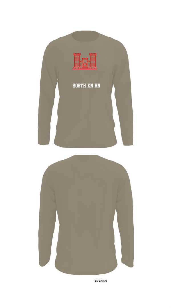 Long Sleeve Performance Shirt, 206th EN BN, , Teamtime, Team time, sublimation, custom sports apparel, team uniforms, spirit wear, spiritwear, sports uniforms, custom shirts, team store, custom team store, fundraiser sports, apparel fundraiser