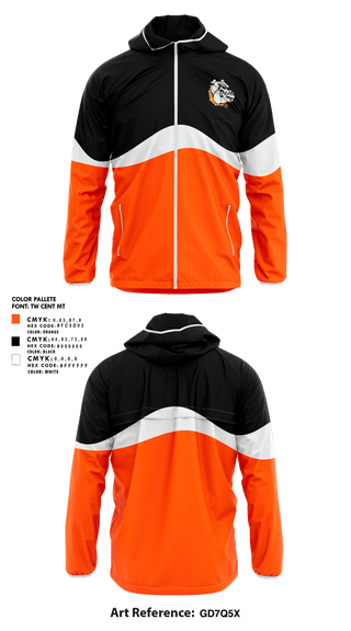 Windbreaker, Rudyard Senior High School, Spirit Store, Teamtime, Team time, sublimation, custom sports apparel, team uniforms, spirit wear, spiritwear, sports uniforms, custom shirts, team store, custom team store, fundraiser sports, apparel fundraiser