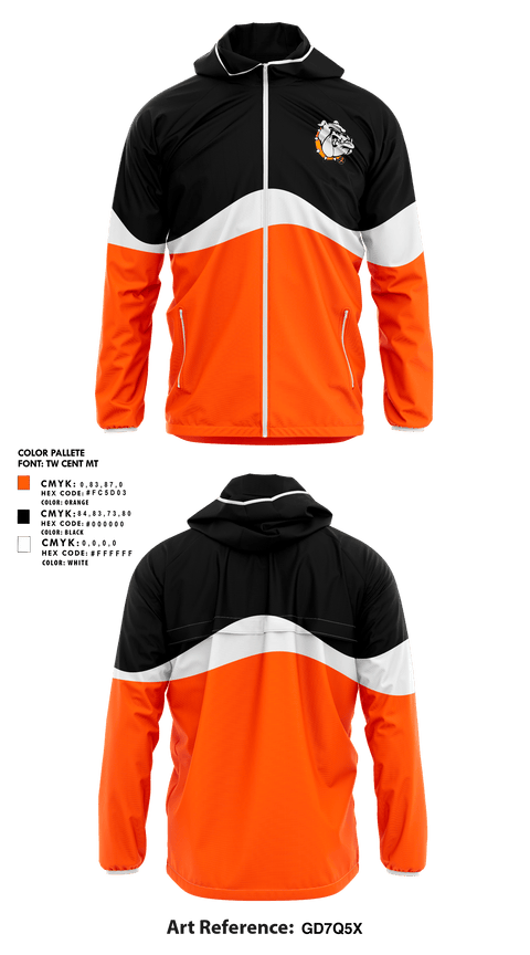 Windbreaker, Rudyard Senior High School, Spirit Store, Teamtime, Team time, sublimation, custom sports apparel, team uniforms, spirit wear, spiritwear, sports uniforms, custom shirts, team store, custom team store, fundraiser sports, apparel fundraiser