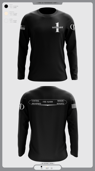 Long Sleeve Performance Shirt, Battalion 1, , Teamtime, Team time, sublimation, custom sports apparel, team uniforms, spirit wear, spiritwear, sports uniforms, custom shirts, team store, custom team store, fundraiser sports, apparel fundraiser