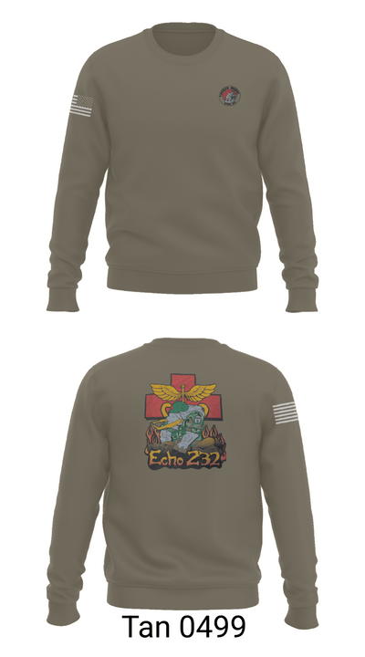 Echo Company 232nd battalion 37509624 Crew Neck Sweatshirt - 65