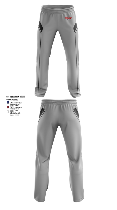 Milford Eagles Pop Warner Football and Cheer 85500081 Sweatpants - 6 (1)