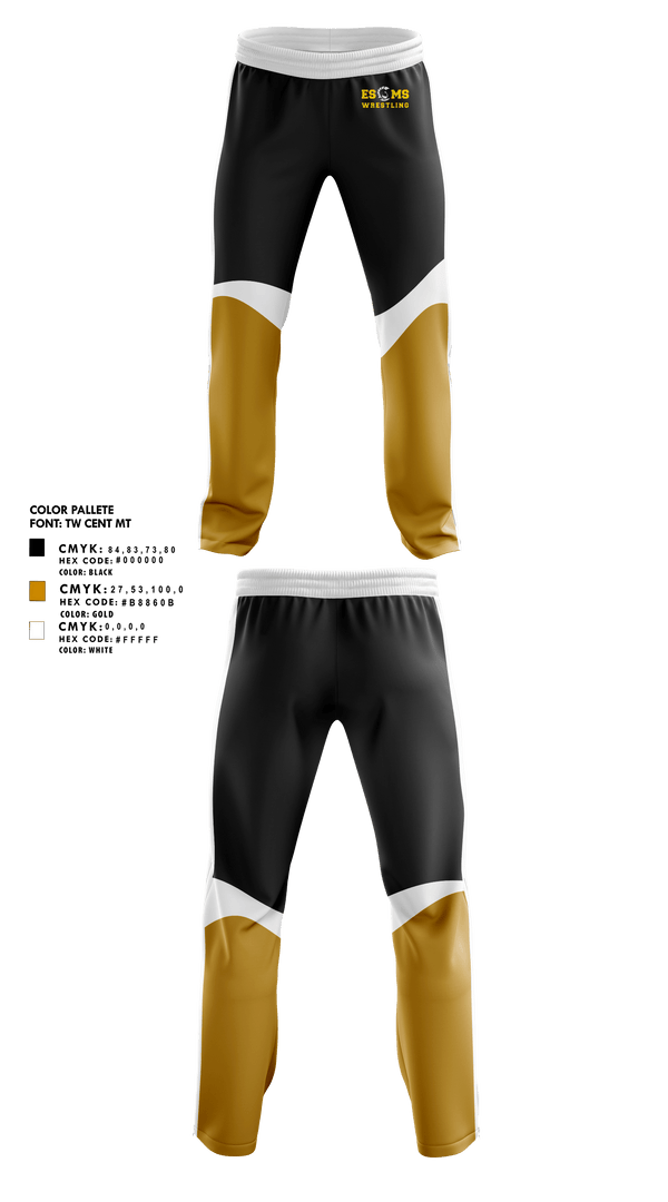 Sweatpants, El Sausal Middle School, Spirit Store, Teamtime, Team time, sublimation, custom sports apparel, team uniforms, spirit wear, spiritwear, sports uniforms, custom shirts, team store, custom team store, fundraiser sports, apparel fundraiser