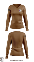 Assault Craft Unit Four 87543498 Women's Long Sleeve V-neck Shirt - 1