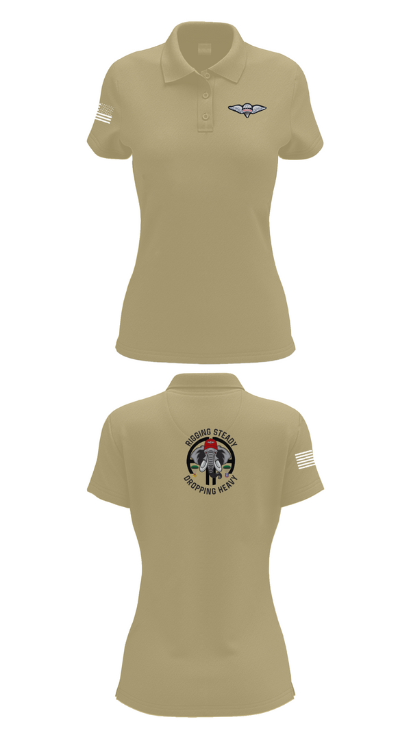 Womens Short Sleeve Performance Polo, Echo Company, , Teamtime, Team time, sublimation, custom sports apparel, team uniforms, spirit wear, spiritwear, sports uniforms, custom shirts, team store, custom team store, fundraiser sports, apparel fundraiser
