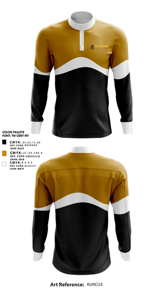 Quarter Zip Jacket, El Sausal Middle School, Spirit Store, Teamtime, Team time, sublimation, custom sports apparel, team uniforms, spirit wear, spiritwear, sports uniforms, custom shirts, team store, custom team store, fundraiser sports, apparel fundraiser