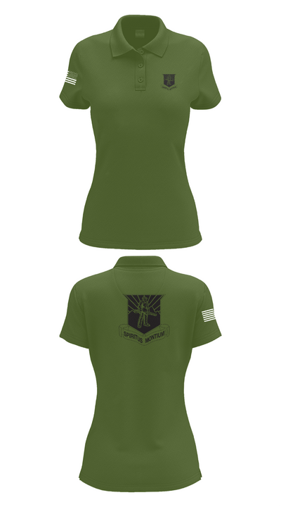 WVU AROTC 40772789 Women's Short Sleeve Performance Polo  - 55