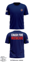 ISA Air base Fire Dept. 19172110 Old School Cotton Feel Shirt - 68