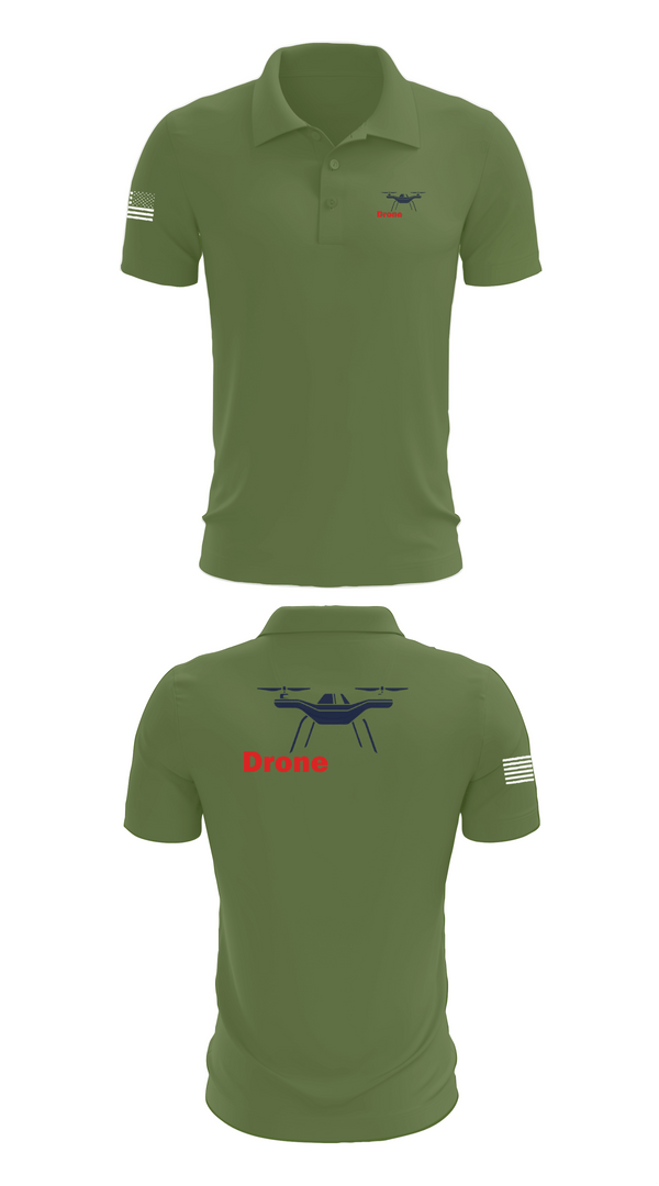 Short Sleeve Performance Polo, DRONE RECON, , Teamtime, Team time, sublimation, custom sports apparel, team uniforms, spirit wear, spiritwear, sports uniforms, custom shirts, team store, custom team store, fundraiser sports, apparel fundraiser