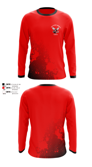 Long Sleeve Performance Shirt, Chillicothe Hornets Tennis, Tennis, Teamtime, Team time, sublimation, custom sports apparel, team uniforms, spirit wear, spiritwear, sports uniforms, custom shirts, team store, custom team store, fundraiser sports, apparel fundraiser