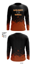 David Prouty Panthers Baseball 83165856 Long Sleeve Performance Shirt 1