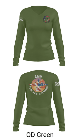 Womens Long Sleeve Vneck Shirt, , Air Force, Teamtime, Team time, sublimation, custom sports apparel, team uniforms, spirit wear, spiritwear, sports uniforms, custom shirts, team store, custom team store, fundraiser sports, apparel fundraiser