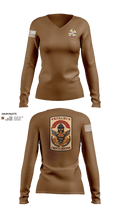 Kirk U.S. Army Health Clinic 36781561 Women's Long Sleeve V-neck Shirt - 70