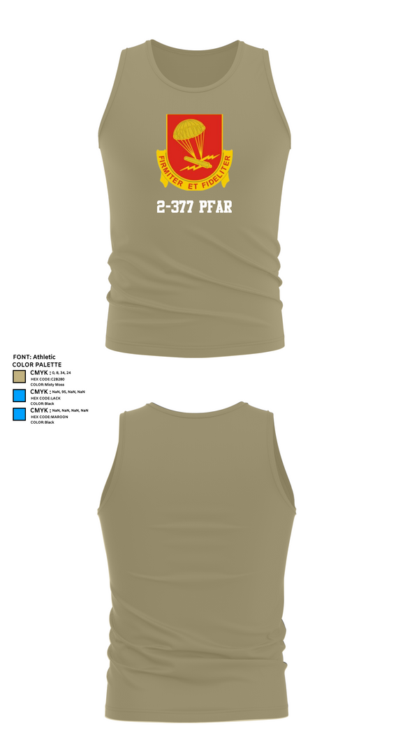 Tank Top, 2-377 PFAR, Army, Teamtime, Team time, sublimation, custom sports apparel, team uniforms, spirit wear, spiritwear, sports uniforms, custom shirts, team store, custom team store, fundraiser sports, apparel fundraiser