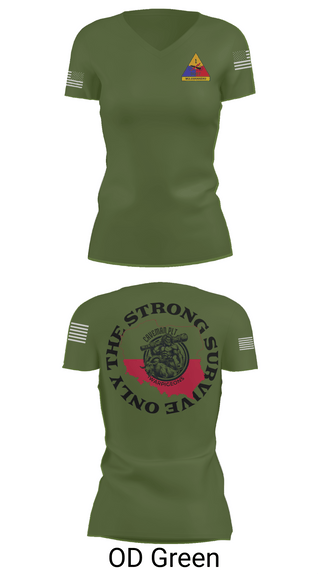Womens Short Sleeve Vneck Shirt, 261st BSC CAVEMAN PLT, , Teamtime, Team time, sublimation, custom sports apparel, team uniforms, spirit wear, spiritwear, sports uniforms, custom shirts, team store, custom team store, fundraiser sports, apparel fundraiser