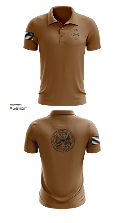 D 4-323 7608316 Short Sleeve Performance Polo - 2