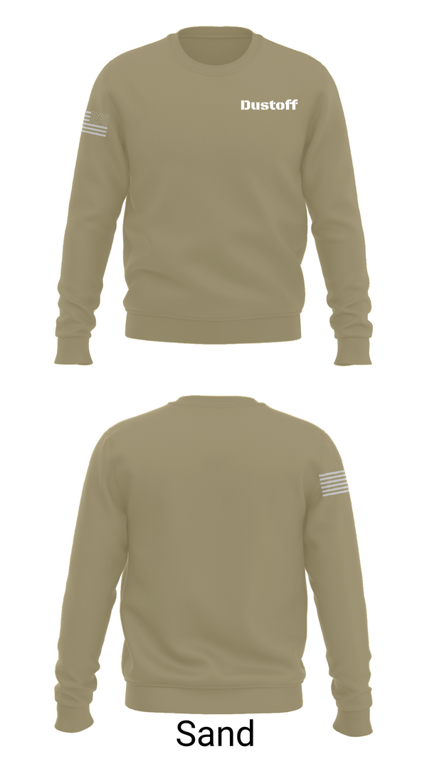 Crew Neck Sweatshirt, Dustoff, , Teamtime, Team time, sublimation, custom sports apparel, team uniforms, spirit wear, spiritwear, sports uniforms, custom shirts, team store, custom team store, fundraiser sports, apparel fundraiser