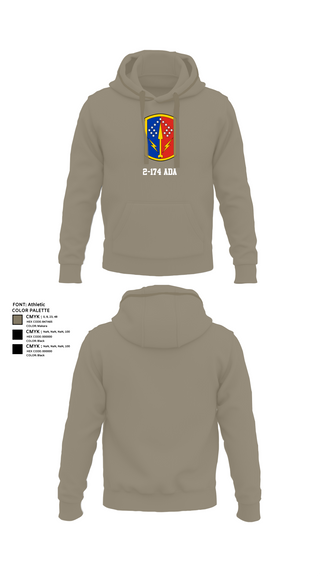 Hoodie, 2-174 ADA, Army, Teamtime, Team time, sublimation, custom sports apparel, team uniforms, spirit wear, spiritwear, sports uniforms, custom shirts, team store, custom team store, fundraiser sports, apparel fundraiser
