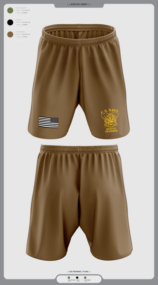 Athletic Shorts With Pockets, Aircrew Rescue Swimmer, , Teamtime, Team time, sublimation, custom sports apparel, team uniforms, spirit wear, spiritwear, sports uniforms, custom shirts, team store, custom team store, fundraiser sports, apparel fundraiser