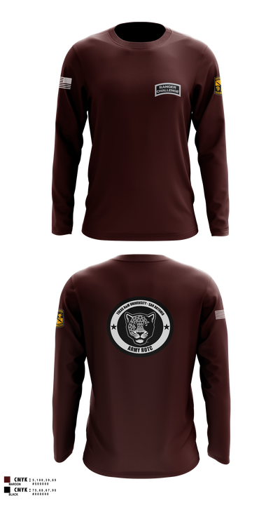 TAMUSA ROTC 34304538 Long Sleeve Performance Shirt 3