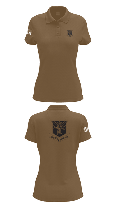 WVU AROTC 40772789 Women's Short Sleeve Performance Polo  - 15