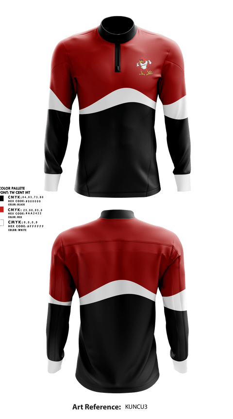 Quarter Zip Jacket, Fall Branch Middle School Track and Field, Track & Field, Teamtime, Team time, sublimation, custom sports apparel, team uniforms, spirit wear, spiritwear, sports uniforms, custom shirts, team store, custom team store, fundraiser sports, apparel fundraiser