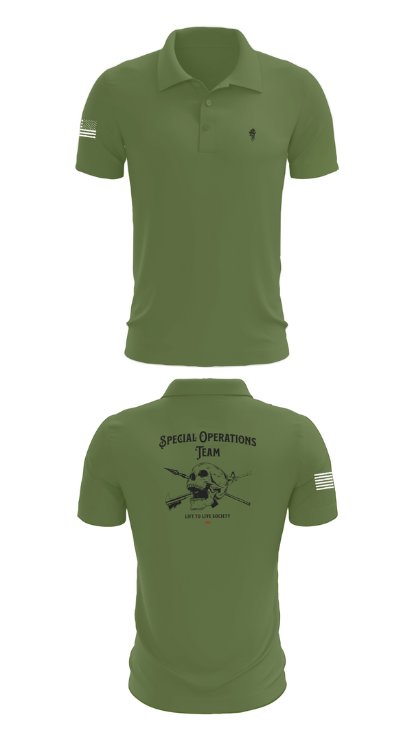 Short Sleeve Performance Polo, Special Operations Team, , Teamtime, Team time, sublimation, custom sports apparel, team uniforms, spirit wear, spiritwear, sports uniforms, custom shirts, team store, custom team store, fundraiser sports, apparel fundraiser
