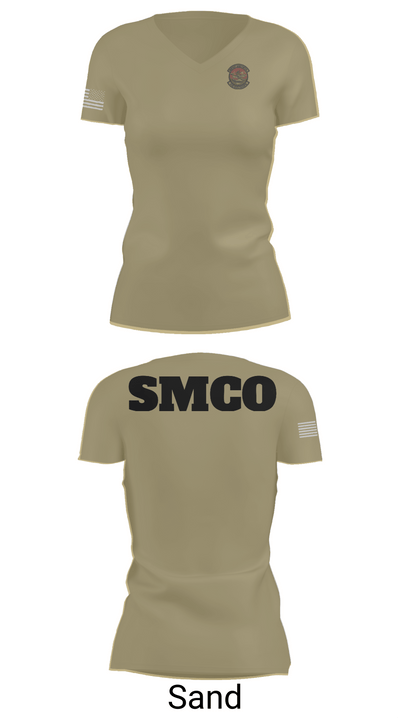 SMCO 97936482 Women's Short Sleeve V-neck Shirt - 88