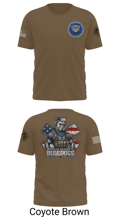 Bravo Company Bulldogs 26926733 Old School Cotton Feel Shirt - 10