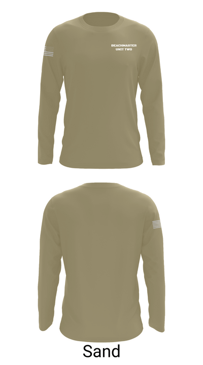 BEACHMASTER UNIT TWO 82951978 Long Sleeve Performance Shirt 82