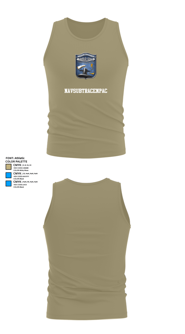 Tank Top, NAVSUBTRACENPAC, , Teamtime, Team time, sublimation, custom sports apparel, team uniforms, spirit wear, spiritwear, sports uniforms, custom shirts, team store, custom team store, fundraiser sports, apparel fundraiser
