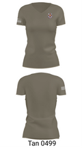 439th MMB 38467463 Women's Short Sleeve V-neck Shirt - 68
