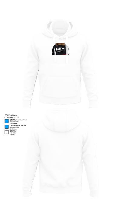 Covenant Christian High School Tennis 45149175 Hoodie - 5