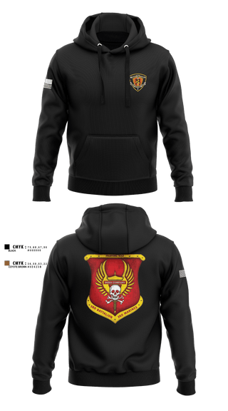 Hoodie, 3rd Battalion 3rd Marines India Co., , Teamtime, Team time, sublimation, custom sports apparel, team uniforms, spirit wear, spiritwear, sports uniforms, custom shirts, team store, custom team store, fundraiser sports, apparel fundraiser