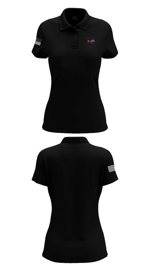Womens Short Sleeve Performance Polo, Forreston High School Track and Field, Track & Field, Teamtime, Team time, sublimation, custom sports apparel, team uniforms, spirit wear, spiritwear, sports uniforms, custom shirts, team store, custom team store, fundraiser sports, apparel fundraiser