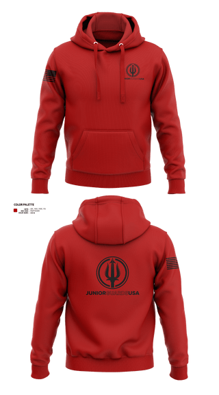 Hoodie, Junior Guards USA, Swimming, Teamtime, Team time, sublimation, custom sports apparel, team uniforms, spirit wear, spiritwear, sports uniforms, custom shirts, team store, custom team store, fundraiser sports, apparel fundraiser