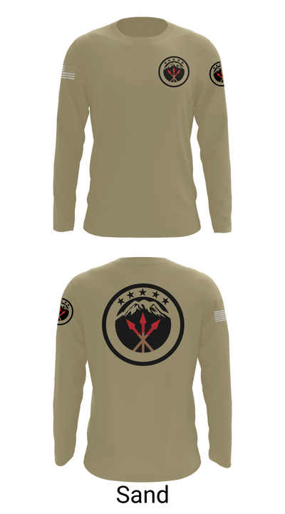 593rd esc 84588432 Long Sleeve Performance Shirt 86