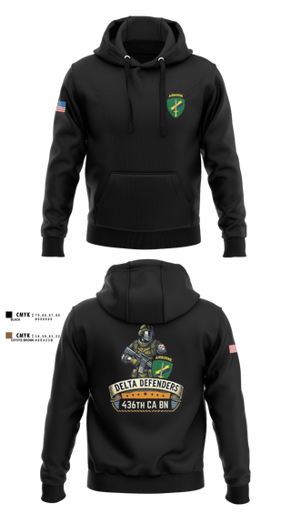 Hoodie, D Co 436th CA BN, , Teamtime, Team time, sublimation, custom sports apparel, team uniforms, spirit wear, spiritwear, sports uniforms, custom shirts, team store, custom team store, fundraiser sports, apparel fundraiser
